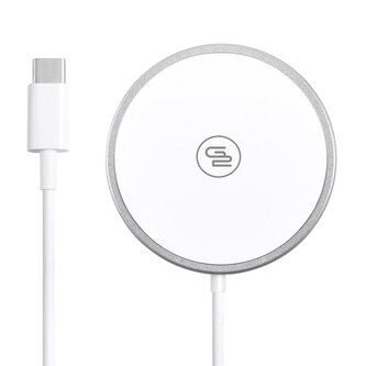 GoGen Bezdrátová nabíječka s MagSafe funkcí, bílá