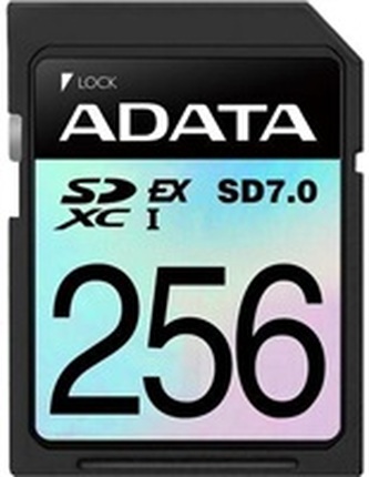 ADATA SDXC karta 256GB Express, Ie Gen3, UHS-I, C10, V30, (R:800 W:700 MB s)