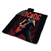 Plážová deka ACDC Kytarista: 200x140 cm