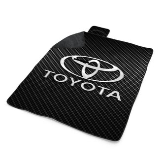 Plážová deka Toyota Carbon: 200x140 cm