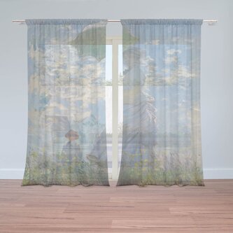 Záclony Dáma se slunečníkem - Claude Monet: 2ks 150x250cm