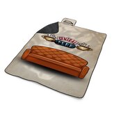 Plážová deka Seriál přátelé CENTRAL PERK Gauč: 200x140 cm