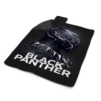 Plážová deka BLACK PANTHER z profilu Černý: 200x140 cm
