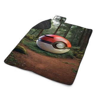 Plážová deka Pokemon ball Les: 200x140 cm