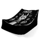 Dětský sedací vak Lounge ACDC Live fast, die young: 80 x 95 x 50 cm