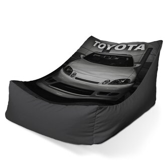 Dětský sedací vak Lounge Bílé sportovní auto: 80 x 95 x 50 cm