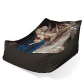 Dětský sedací vak Lounge Panna s anděly - William-Adolphe Bouguereau: 80 x 95 x 50 cm