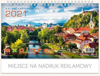 Kalendarz 2021 Biurowy Explorer TELEGRAPH