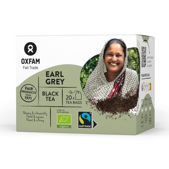 Oxfam Fair Trade Bio černý čaj Earl Grey ze Šrí Lanky, sáčky 20 x 1,8 g