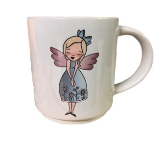 Hrnek - C26 - andílek s mašlí