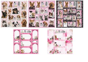 Nalepki 16x16 Cleo i Frank Mix (25szt) DERFORM