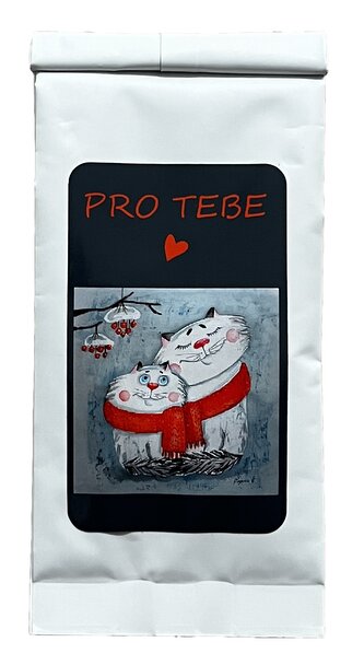 Horká čokoláda - medvědi šála červená – 50g