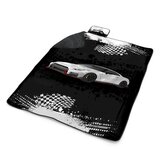 Plážová deka Nissan GTR 35 Černý: 200x140 cm