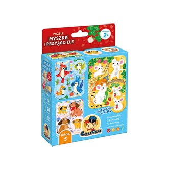 CzuCzu. Puzzle Myszka i przyjaciele 2+