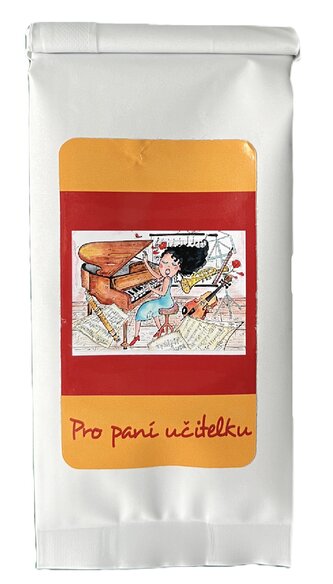 Horká čokoláda - paní učitelku oranžová – 50g