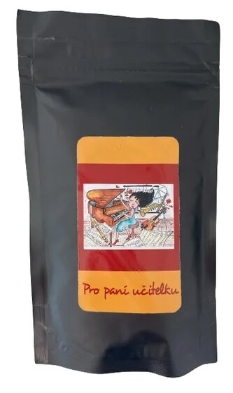 Káva - paní učitelku oranžová – mletá