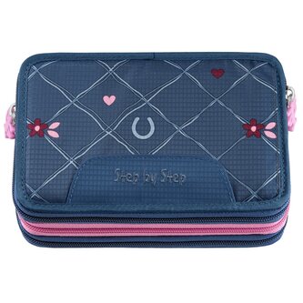 Vybavený třípatrový penál Step by Step XXL, Horse Lima