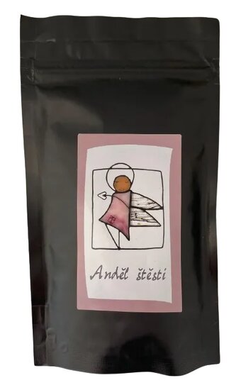 Káva - anděl štěstí – zrno