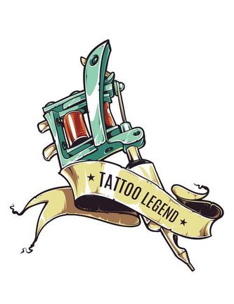 Tattoo Legend: Tattoo Designs Practice Book