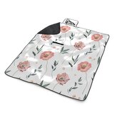 Plážová deka Romantické pryskyřníky: 200x140 cm