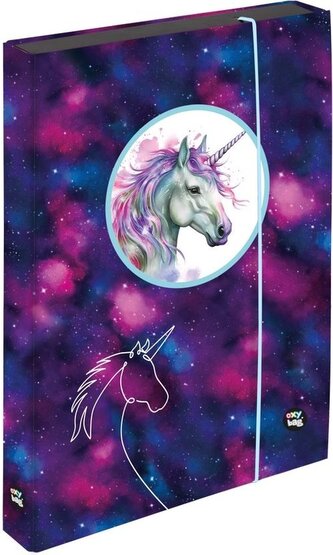 OXYBAG Box na sešity A4 Jumbo OXY GO Unicorn