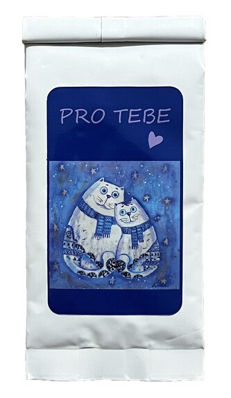 Čajíček - medvědi šála modrá