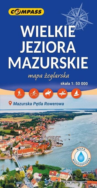 Mapa - Wielkie Jeziora Mazurskie 1:50 000
