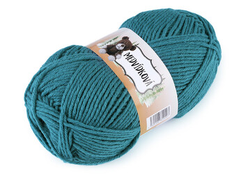 Pletací příze medvídková 100 g - 1 ks - 6 (85003) tyrkys