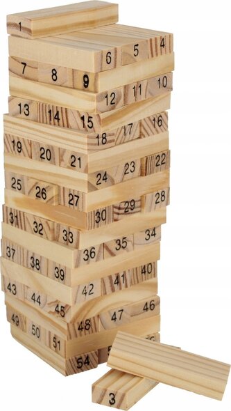 Gra. Wieża drewniana. Cyfry Gra. Wieża drewniana. Cyfry