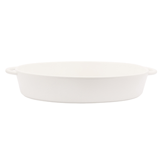 REGULAR NACZYNIE OWALNE DO ZAPIEKANIA 38,5X23X7 CM 2,7 L PORCELANA KREMOWA OPASKA NEW