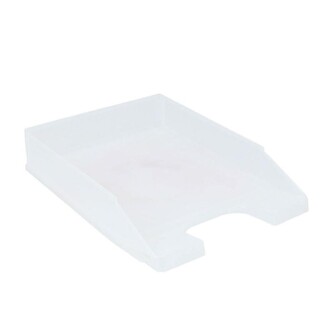 Zásuvka PP A4 - bílá transparentní