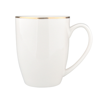 BELLA ZŁOTA LINIA KUBEK 320ML  PORCELANA KREMOWA (ROSS.)