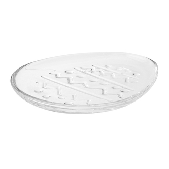 PATERA SZKLANA JAJKO 20X15X1,8CM