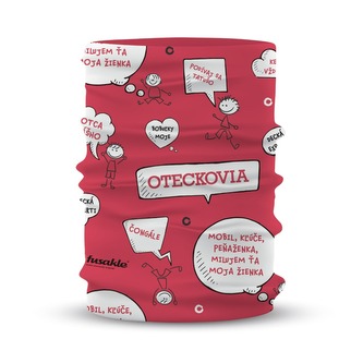Šátek Fusakle Oteckovia červený Červené S/M