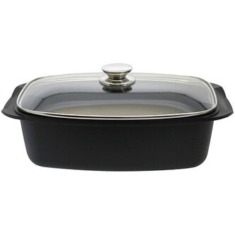 Quatrorondo Pekáč se skleněnou poklicí 40x22 cm ELO BASIC 90932