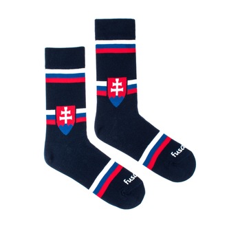Ponožky Hockej fun Slovensko  Modré M (39-42)