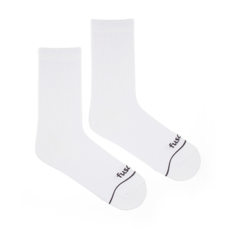 Ponožky Sport bíle Bílé M (39-42)