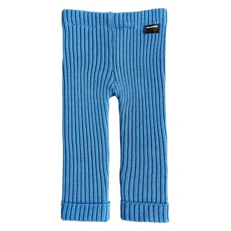 Dětské pletené legíny Fusakle MERINO modré Modré 62/68