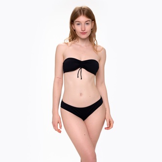 Plavky Fusakle bandeau černé vrchní díl Černé XL