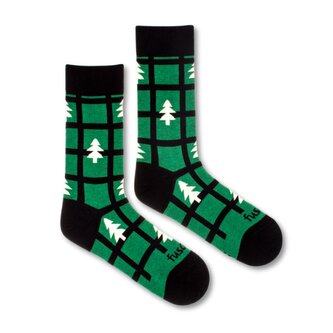 Ponožky Stromec zelený Zelené S (35-38)