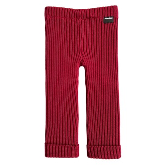 Dětské pletené legíny Fusakle MERINO bordó Bordové 122/128