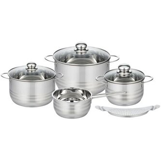 Brillant Sada hrnců 4 ks, nerezové ELO BASIC 22905