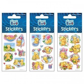 Naklejki Sticker BOO silver misie III