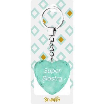 Brelok prezentowy Super Siostra