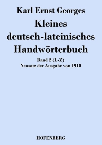 Kleines deutsch-lateinisches Handwörterbuch