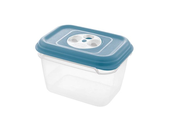 Dóza na potraviny obdelník  FRESH WAVE 1,9 L světle modrá