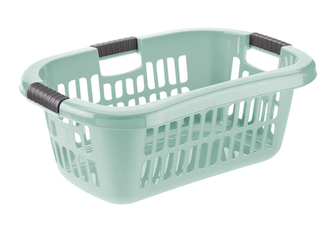 Koš na čisté prádlo AURORA 35 l zelená