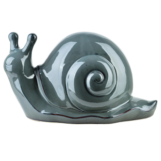 MAVE BLUE Figura ślimak ceramiczny 34,5x18x19,5cm