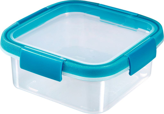Dóza Smart fresh  eco square 0,9L  transparentní/modrá