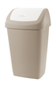 Odpadkový koš AURORA 15 l šedohnědá/bílá